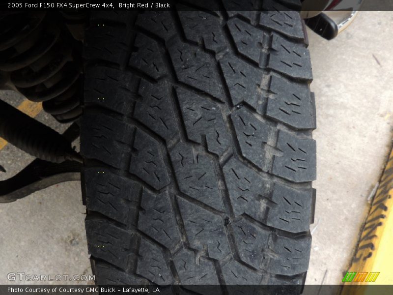 Bright Red / Black 2005 Ford F150 FX4 SuperCrew 4x4