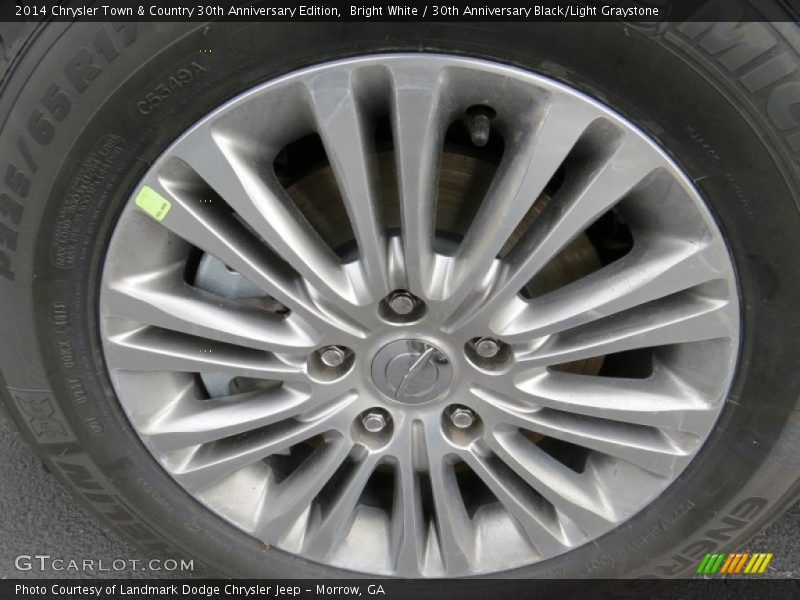 Bright White / 30th Anniversary Black/Light Graystone 2014 Chrysler Town & Country 30th Anniversary Edition