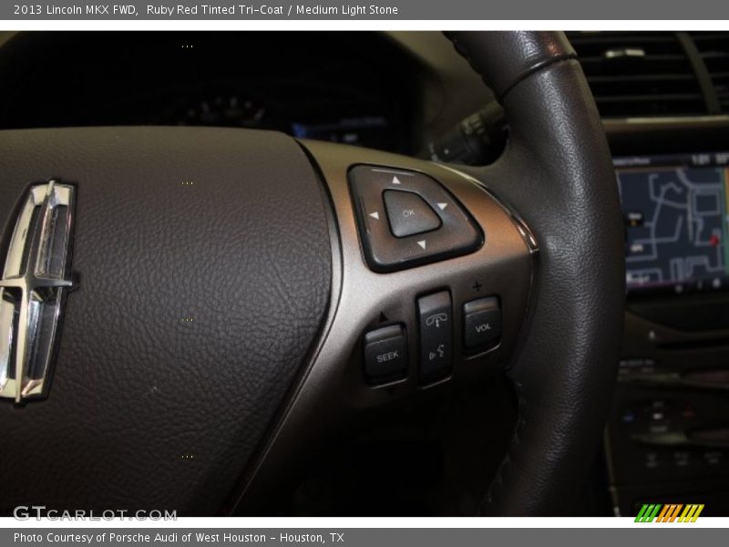 Ruby Red Tinted Tri-Coat / Medium Light Stone 2013 Lincoln MKX FWD