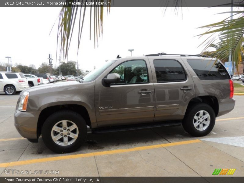 Mocha Steel Metallic / Light Titanium 2013 GMC Yukon SLT