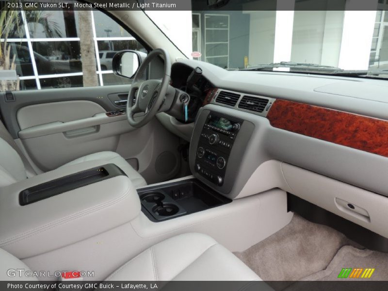 Mocha Steel Metallic / Light Titanium 2013 GMC Yukon SLT
