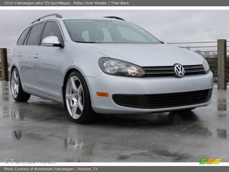 Reflex Silver Metallic / Titan Black 2010 Volkswagen Jetta TDI SportWagen