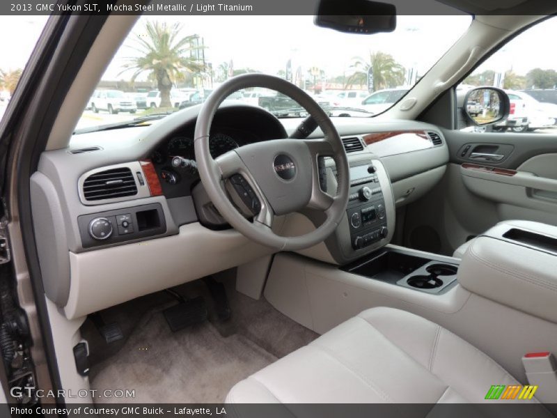 Mocha Steel Metallic / Light Titanium 2013 GMC Yukon SLT