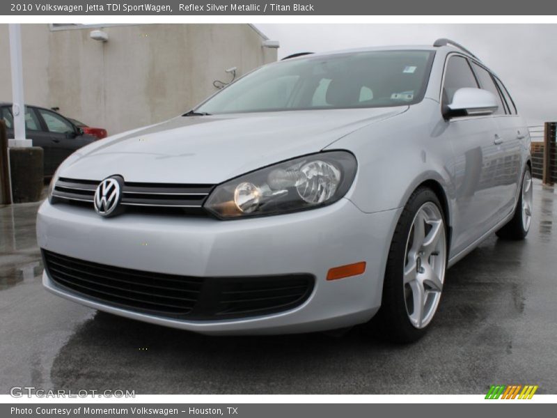 Reflex Silver Metallic / Titan Black 2010 Volkswagen Jetta TDI SportWagen