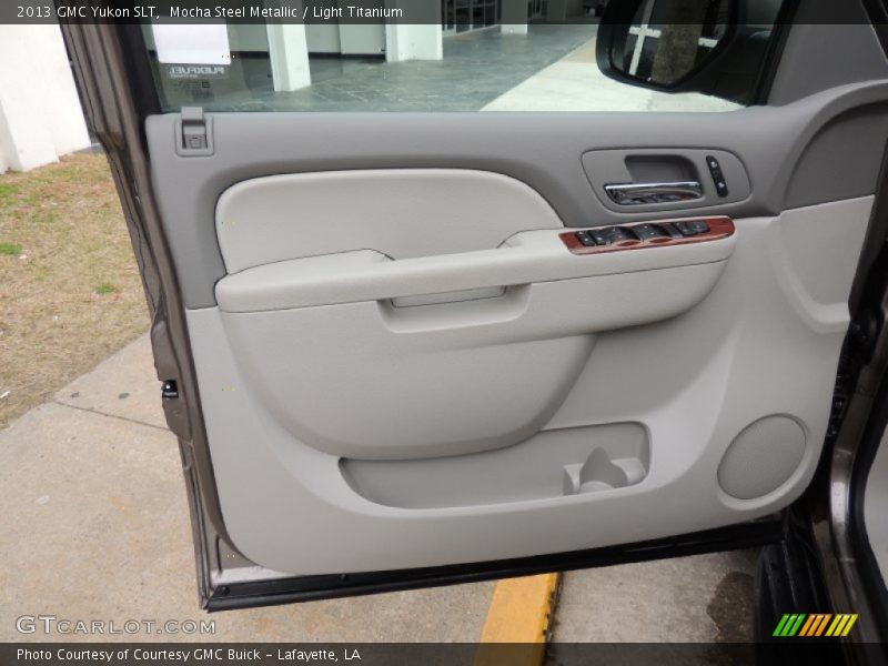 Mocha Steel Metallic / Light Titanium 2013 GMC Yukon SLT