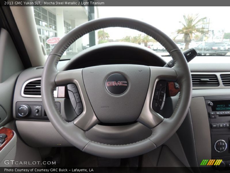 Mocha Steel Metallic / Light Titanium 2013 GMC Yukon SLT