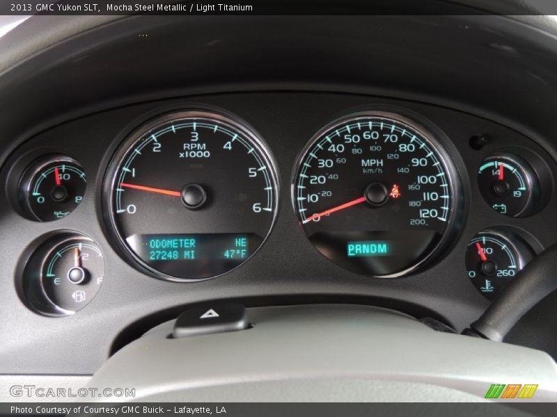 Mocha Steel Metallic / Light Titanium 2013 GMC Yukon SLT