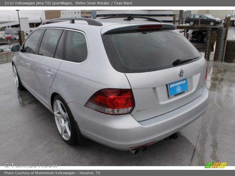 Reflex Silver Metallic / Titan Black 2010 Volkswagen Jetta TDI SportWagen