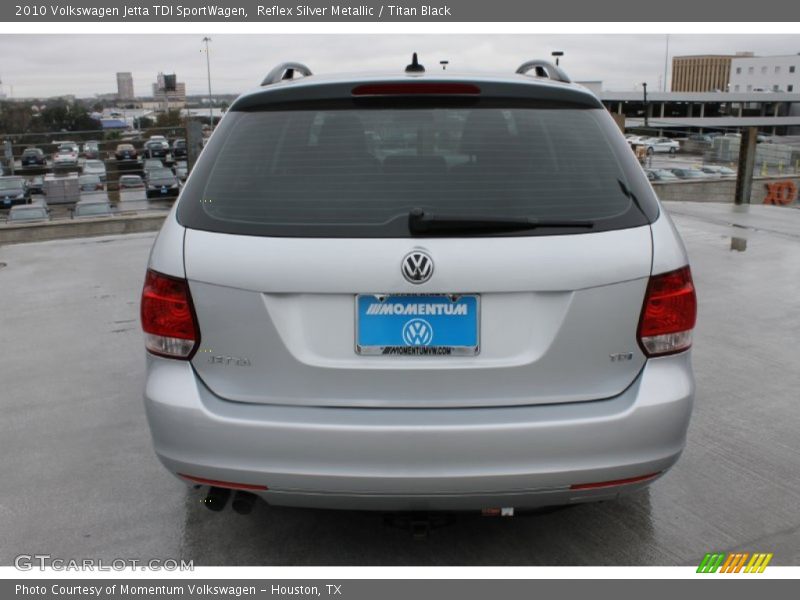 Reflex Silver Metallic / Titan Black 2010 Volkswagen Jetta TDI SportWagen