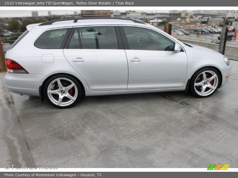 Reflex Silver Metallic / Titan Black 2010 Volkswagen Jetta TDI SportWagen