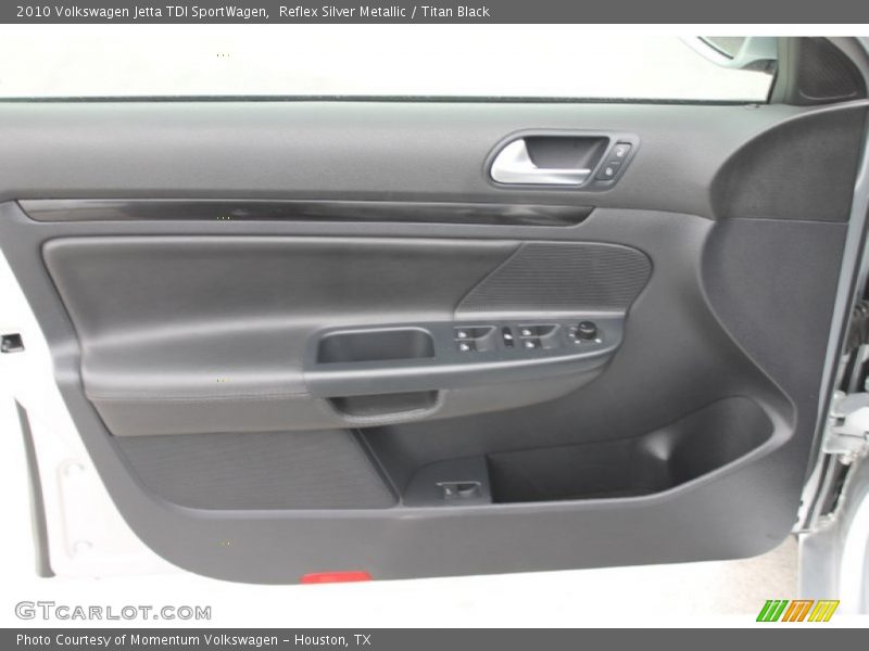 Reflex Silver Metallic / Titan Black 2010 Volkswagen Jetta TDI SportWagen