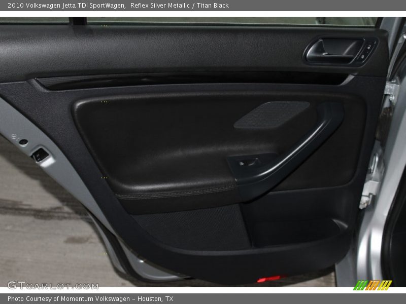 Reflex Silver Metallic / Titan Black 2010 Volkswagen Jetta TDI SportWagen