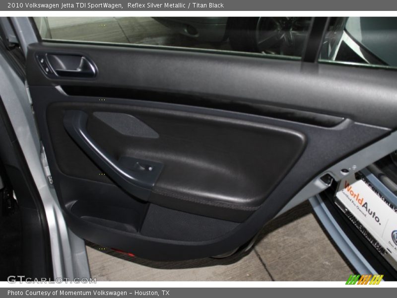 Reflex Silver Metallic / Titan Black 2010 Volkswagen Jetta TDI SportWagen