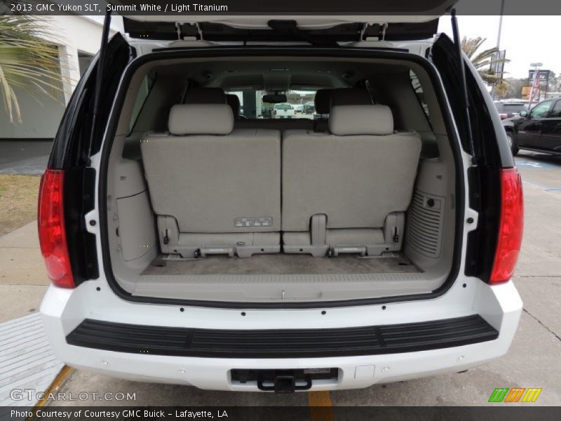 Summit White / Light Titanium 2013 GMC Yukon SLT