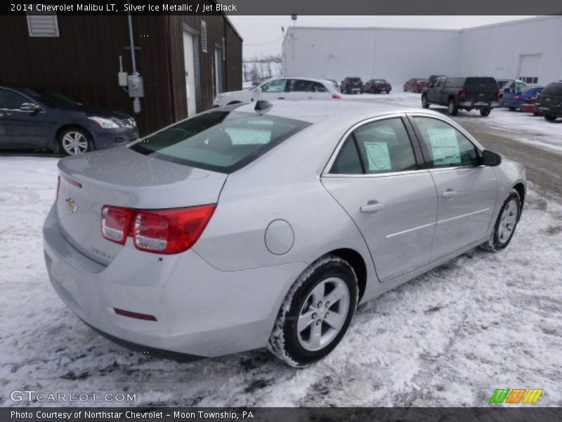 Silver Ice Metallic / Jet Black 2014 Chevrolet Malibu LT