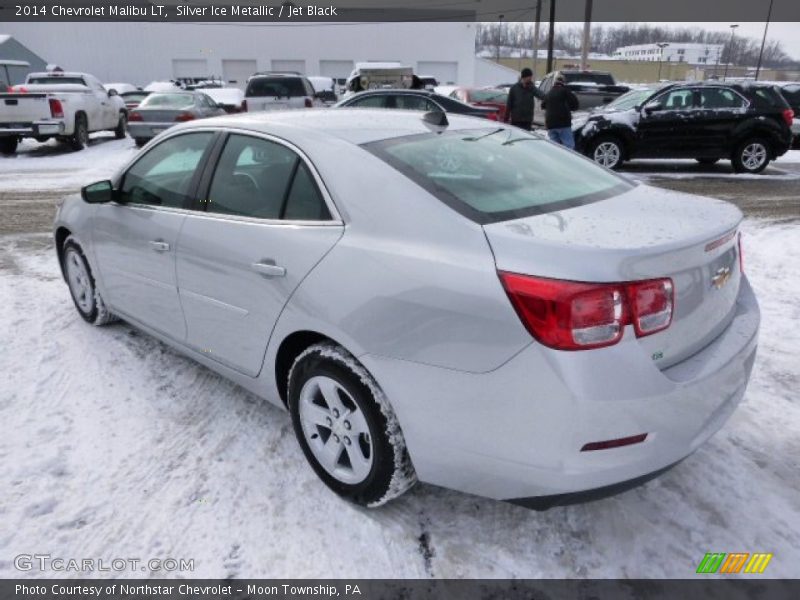Silver Ice Metallic / Jet Black 2014 Chevrolet Malibu LT
