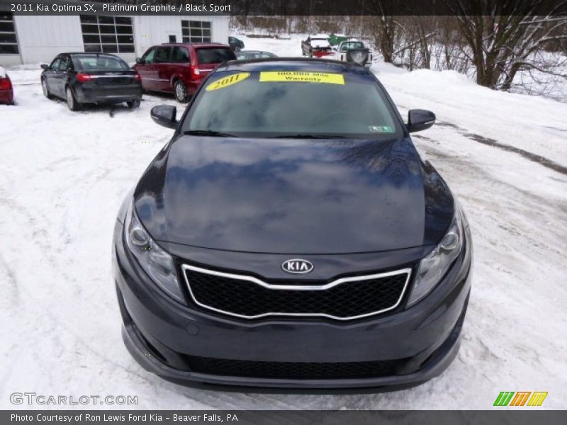 Platinum Graphite / Black Sport 2011 Kia Optima SX