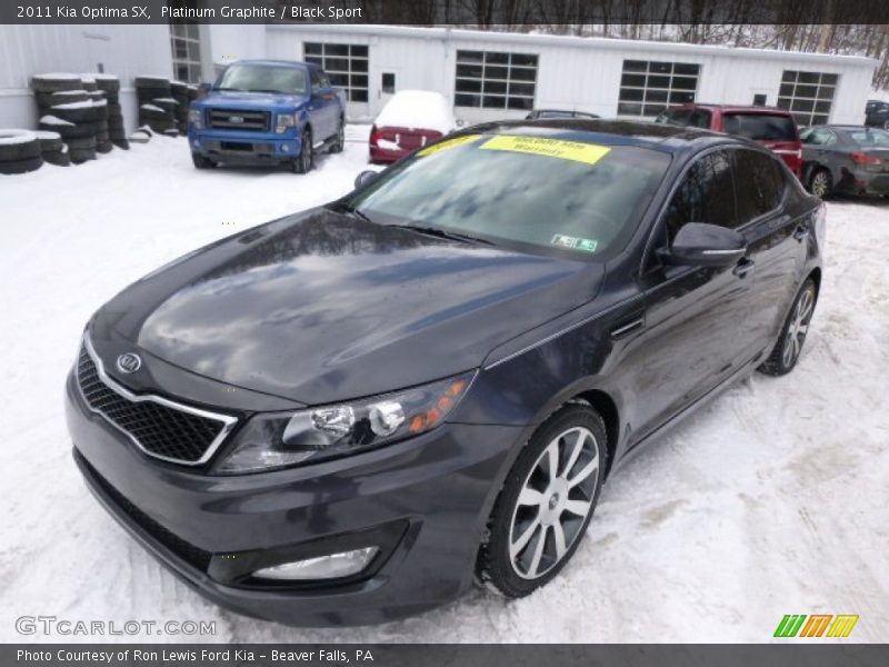 Platinum Graphite / Black Sport 2011 Kia Optima SX