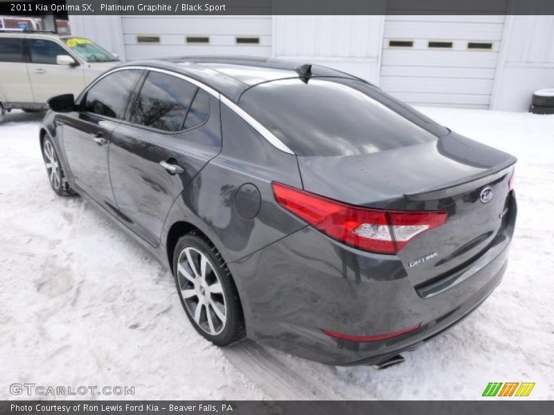 Platinum Graphite / Black Sport 2011 Kia Optima SX