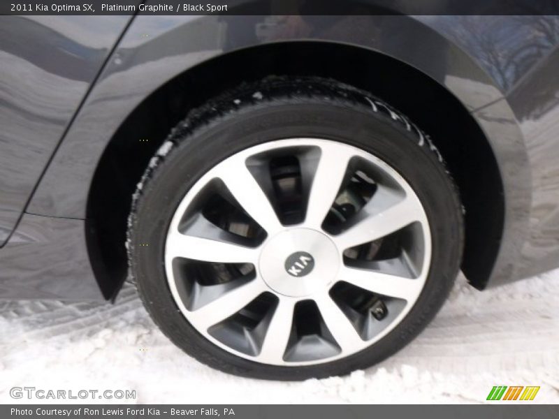 Platinum Graphite / Black Sport 2011 Kia Optima SX