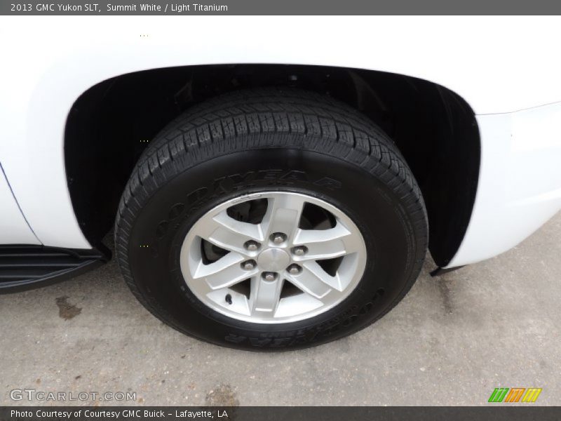 Summit White / Light Titanium 2013 GMC Yukon SLT