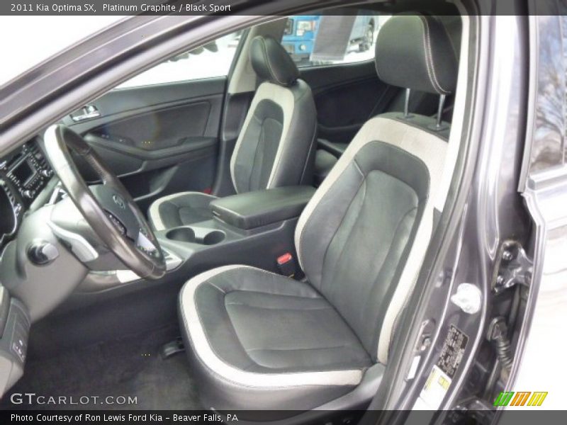 Platinum Graphite / Black Sport 2011 Kia Optima SX