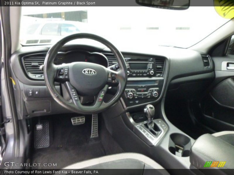 Platinum Graphite / Black Sport 2011 Kia Optima SX