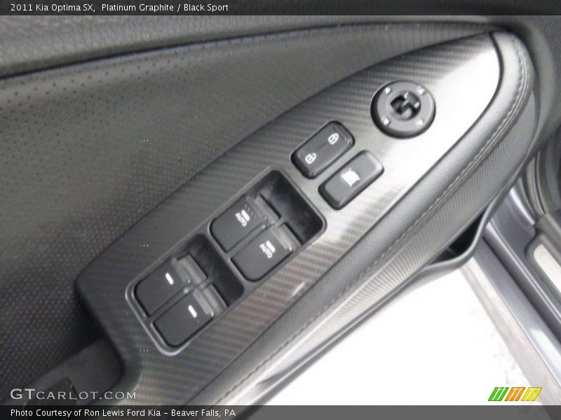 Platinum Graphite / Black Sport 2011 Kia Optima SX