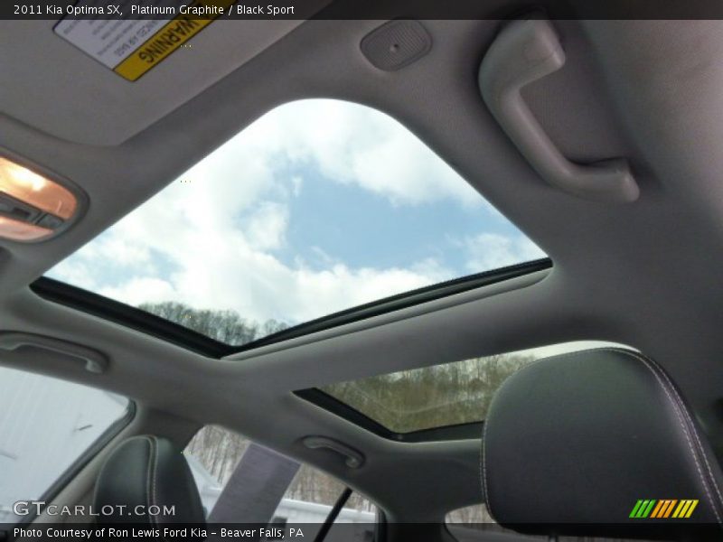 Platinum Graphite / Black Sport 2011 Kia Optima SX