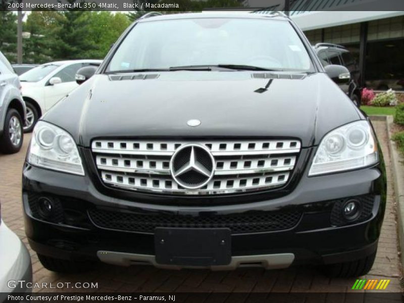Black / Macadamia 2008 Mercedes-Benz ML 350 4Matic