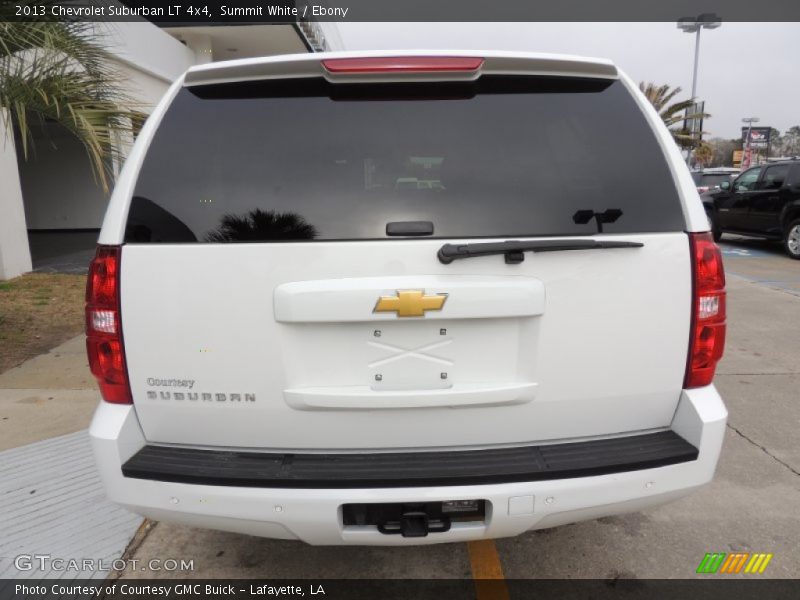 Summit White / Ebony 2013 Chevrolet Suburban LT 4x4