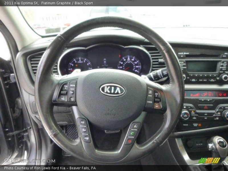 Platinum Graphite / Black Sport 2011 Kia Optima SX