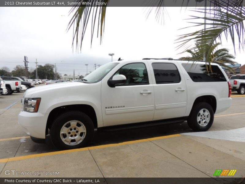 Summit White / Ebony 2013 Chevrolet Suburban LT 4x4