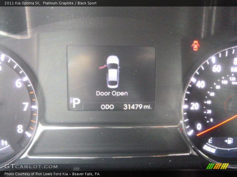 Platinum Graphite / Black Sport 2011 Kia Optima SX