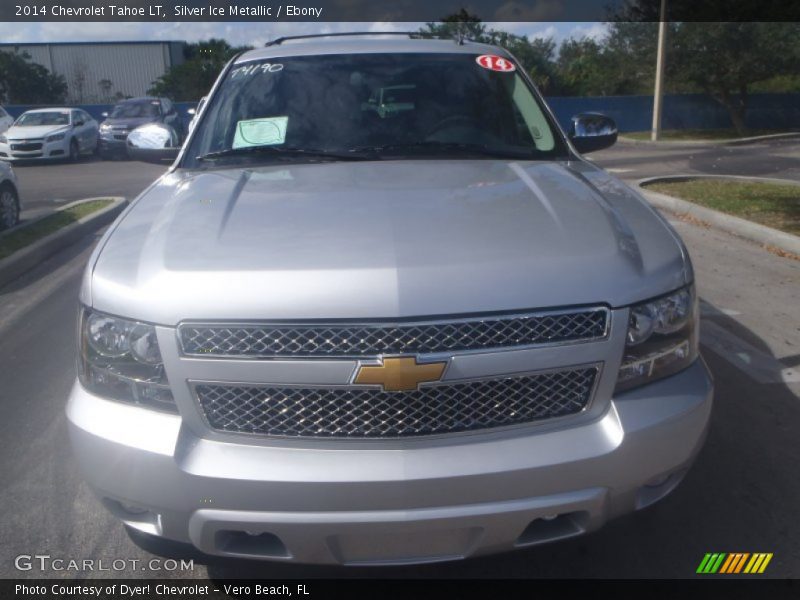 Silver Ice Metallic / Ebony 2014 Chevrolet Tahoe LT