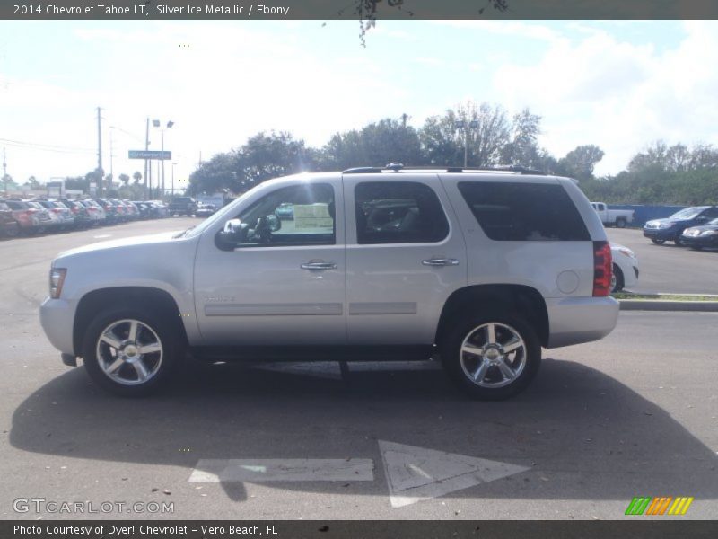 Silver Ice Metallic / Ebony 2014 Chevrolet Tahoe LT