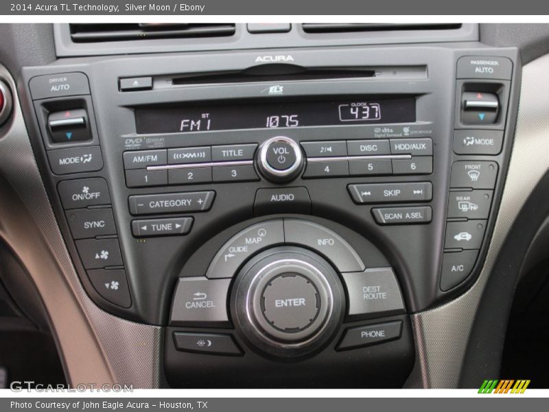 Silver Moon / Ebony 2014 Acura TL Technology