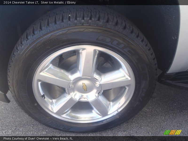 Silver Ice Metallic / Ebony 2014 Chevrolet Tahoe LT