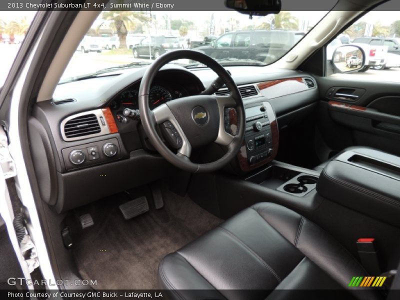 Summit White / Ebony 2013 Chevrolet Suburban LT 4x4