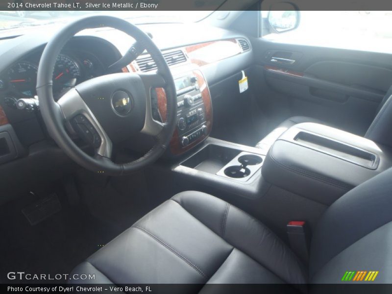 Silver Ice Metallic / Ebony 2014 Chevrolet Tahoe LT