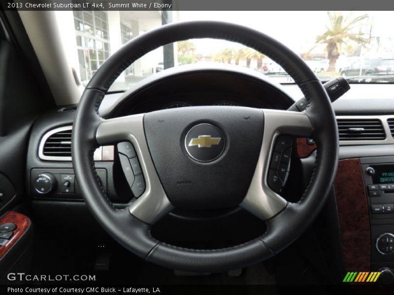 Summit White / Ebony 2013 Chevrolet Suburban LT 4x4