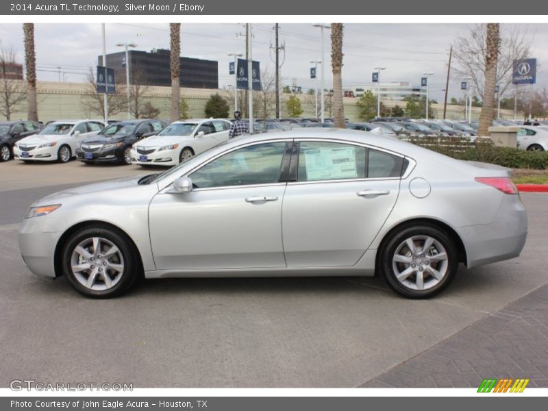 Silver Moon / Ebony 2014 Acura TL Technology