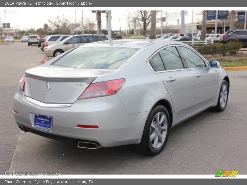 Silver Moon / Ebony 2014 Acura TL Technology