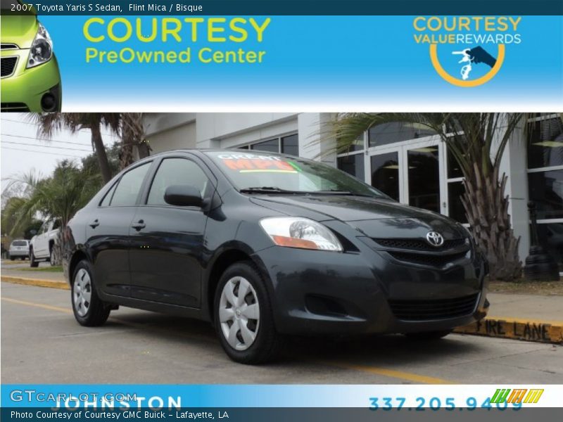 Flint Mica / Bisque 2007 Toyota Yaris S Sedan