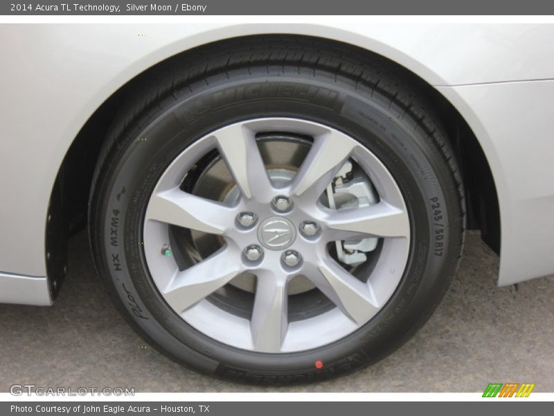 Silver Moon / Ebony 2014 Acura TL Technology