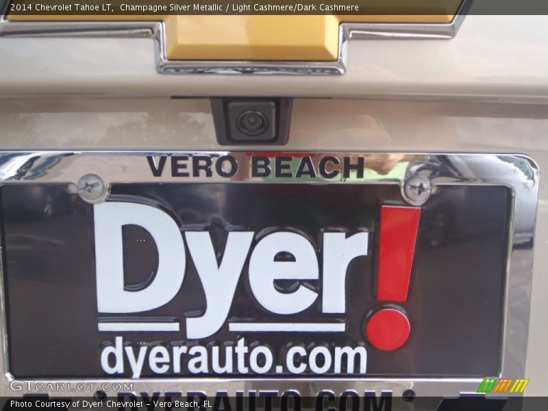 Champagne Silver Metallic / Light Cashmere/Dark Cashmere 2014 Chevrolet Tahoe LT