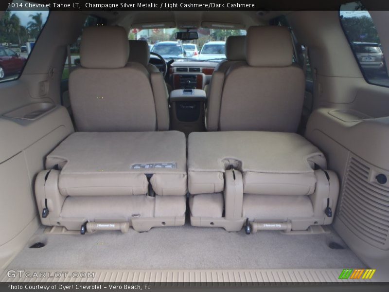 Champagne Silver Metallic / Light Cashmere/Dark Cashmere 2014 Chevrolet Tahoe LT