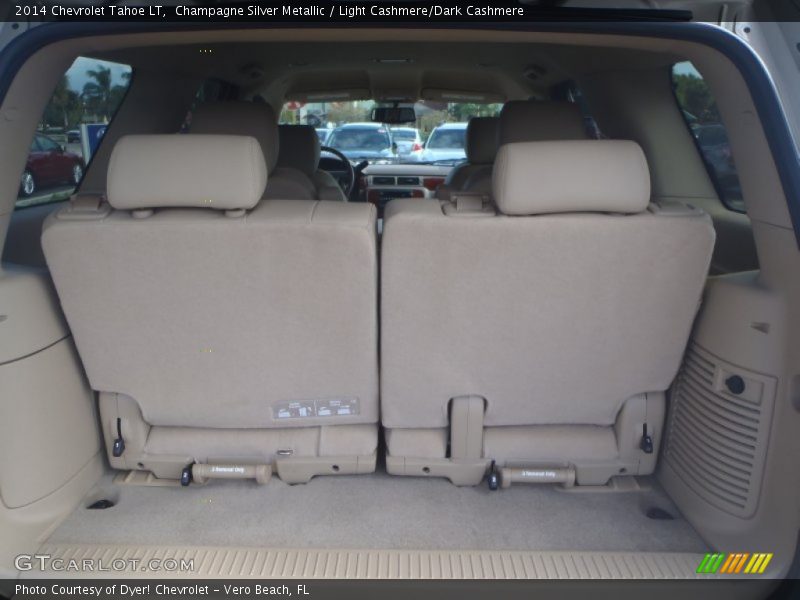 Champagne Silver Metallic / Light Cashmere/Dark Cashmere 2014 Chevrolet Tahoe LT