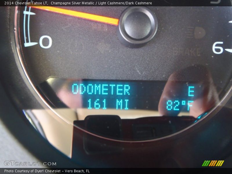 Champagne Silver Metallic / Light Cashmere/Dark Cashmere 2014 Chevrolet Tahoe LT