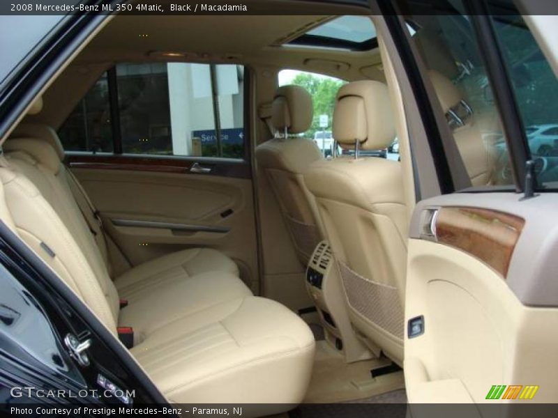 Black / Macadamia 2008 Mercedes-Benz ML 350 4Matic
